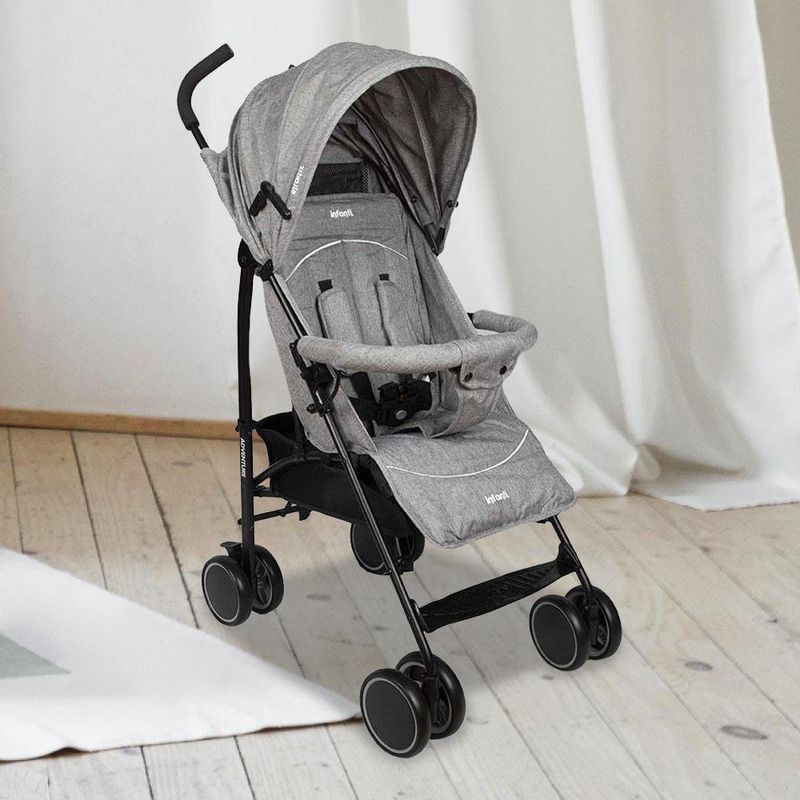 Carruaje Sombrilla Adventure Gris - Infanti