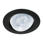 Lámpara LED Dirigible Empotrable Luz De Día 5 W Negra - Volteck