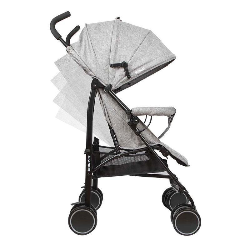 Carruaje Sombrilla Adventure Gris - Infanti