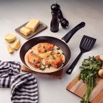 Sartén Patis 26Cm con Espátula Negro