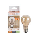 Bombilla Led Decorativa Tipo Pera Luz Cálida Base E27 De 2.3 W - Tecnolite