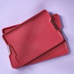 Tabla Para Cocina Grande Roja 47.1 X 33.4 X 2.5 Cm - Joseph Joseph