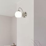 Lámpara. Pared Níquel Satinado 1L E27 60W - Z