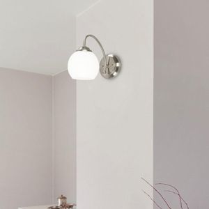 Lámpara. Pared Níquel Satinado 1L E27 60W