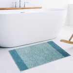 Alfombra de Baño Snow Rectangular Azul - Viva
