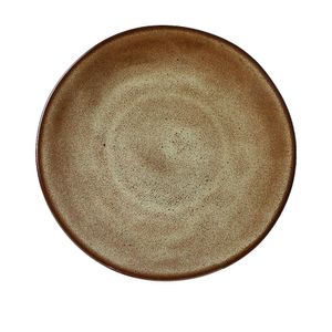 Plato para Cena Marrón Rústico con Textura