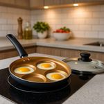 Sartén Freidora para 4 Huevos