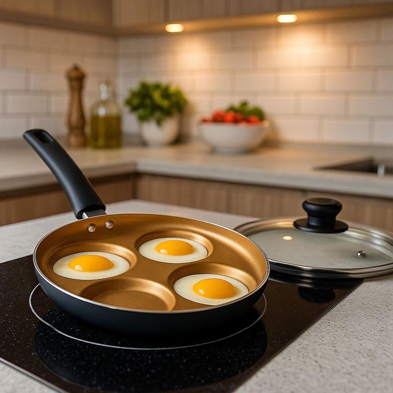 Sartén Freidora para 4 Huevos