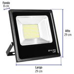 Reflector Delgado LED Luz Cálida 100 W - Volteck