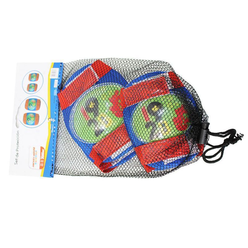 Set De Protección Para Niño Coderas Y Rodilleras Diseño Mickey - Kid Zamo