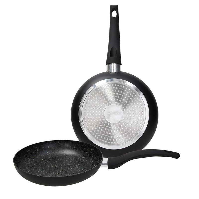 Set De 2 Sartenes Rock Negro - Tognana