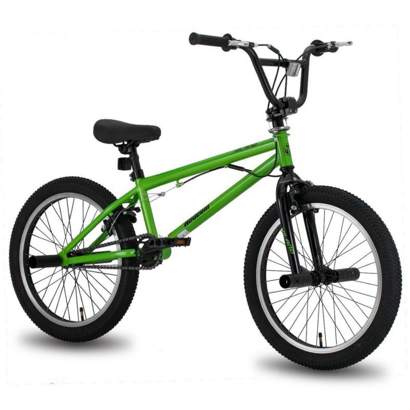 Bicicleta Bmx Aros De Aluminio Rin 20 Color Verde - Hiland