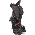 Carruaje Doble Plegable Cloud Plus Negro y Rojo