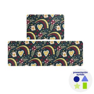 Set de 2 Alfombras Antifatiga Diseños Surtidos