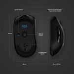 Mouse Inalámbrico Para Juegos Lightspeed Negro G703 - Logitech