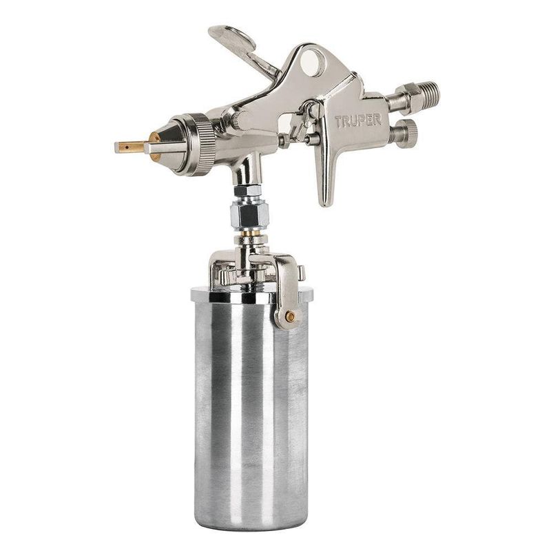Pistola Compacta Para Retoques Vaso De Aluminio 50 Psi - Truper