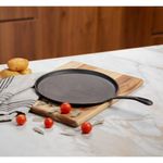 Sartén Pizza Hierro Fundido 28 Cm Negro - Picca