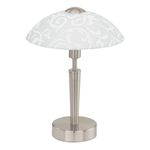 Lámpara de Mesa Touch Plateado - Eglo