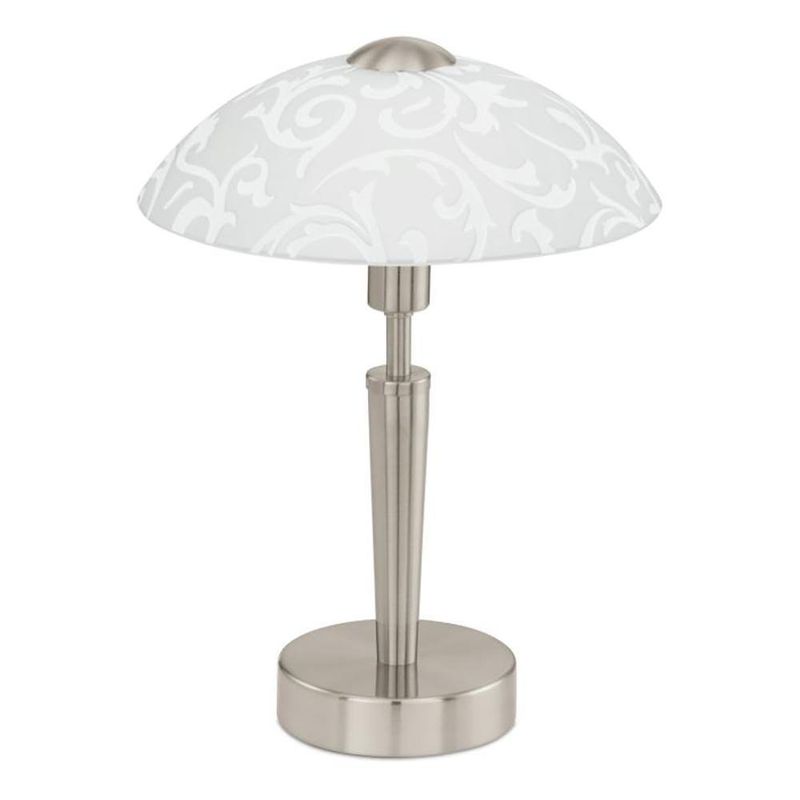 Lámpara de Mesa Touch Plateado - Eglo