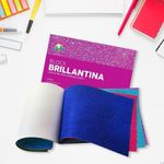 Block Cartulina Brillantina Oficio 12H - Mis Pasitos