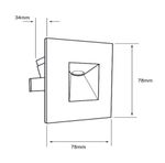 Lámpara De Empotrar Para Pared Cyrano 3W - Tecnolite
