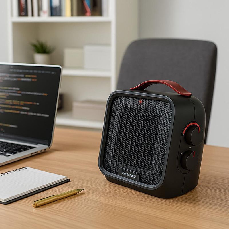 Calefactor Cerámico Retro Cuadrado