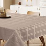 Mantel con Relieve Taupe de 180X280 Cm - Viva