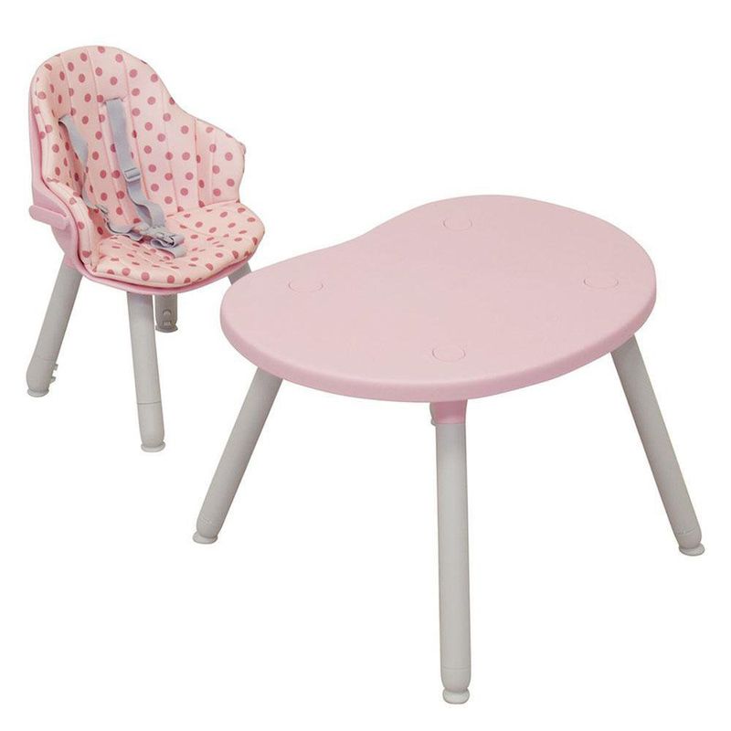 Silla Para Comer Bistro 2 En 1 Rosa - Prinsel