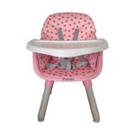 Silla Alta Bistro 3 en 1 Rosa