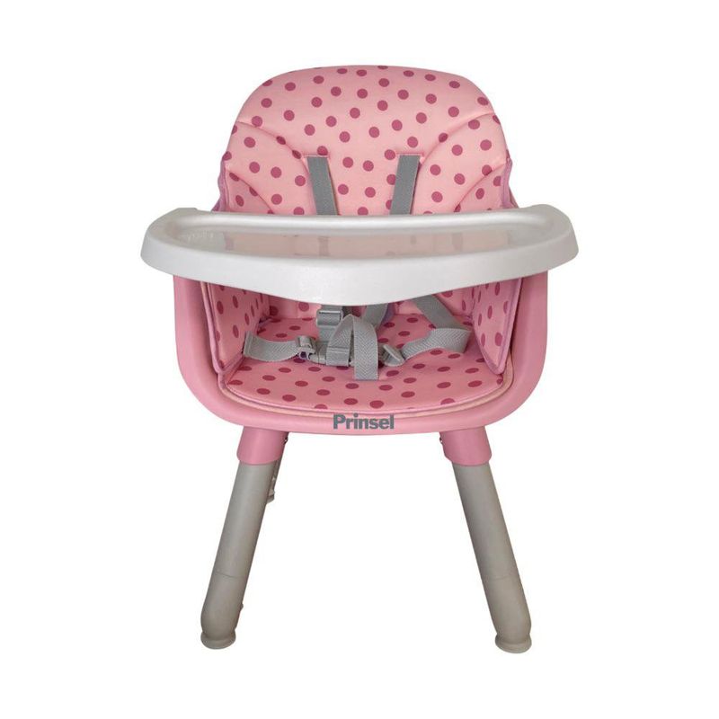 Silla Alta Bistro 3 en 1 Rosa