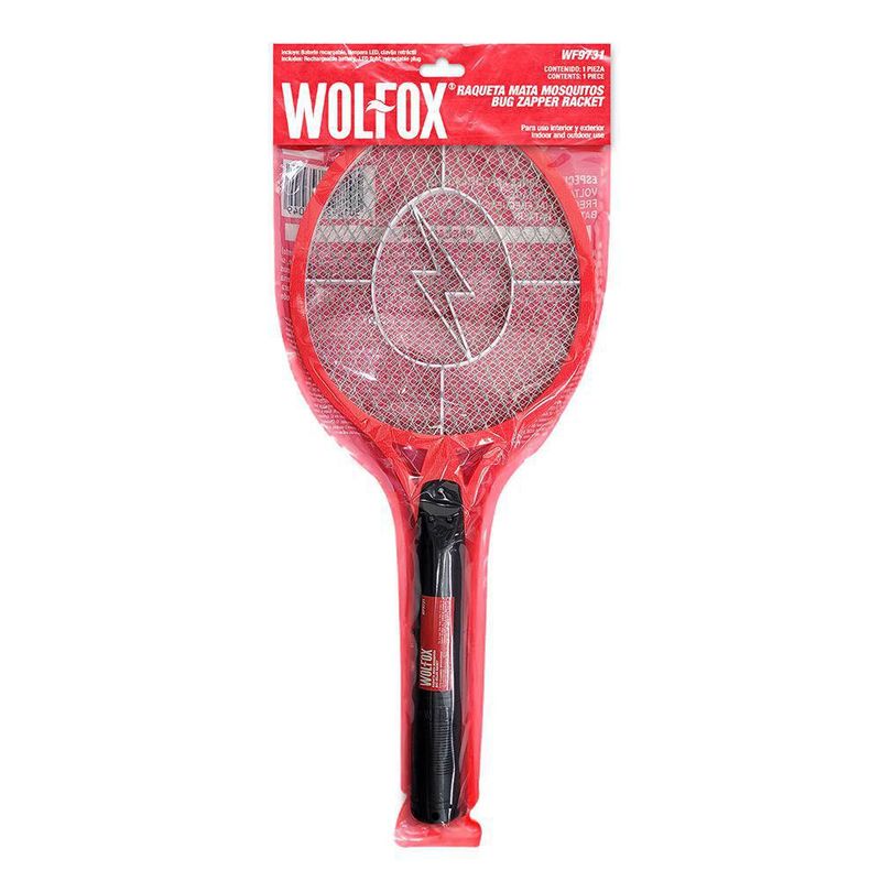 Raqueta con Linterna Mata Mosquitos - Wolfox