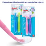 Set De 2 Cucharas De Silicona Suave Colores Surtidos - Genial