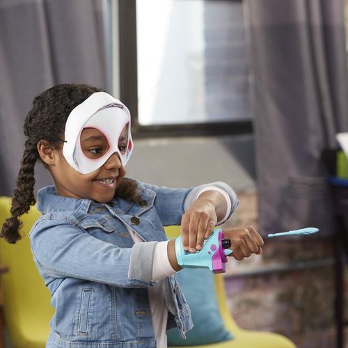 Marvel Spider-Gwen Máscara y Set de Lanzador Telarañas Para Niños de 5 Años