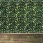 Follaje Para Pared Hojas Verdes Con Rojo 50X50 - Z