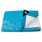 Lona Reforzada de Polietileno Azul 7x10 Pies