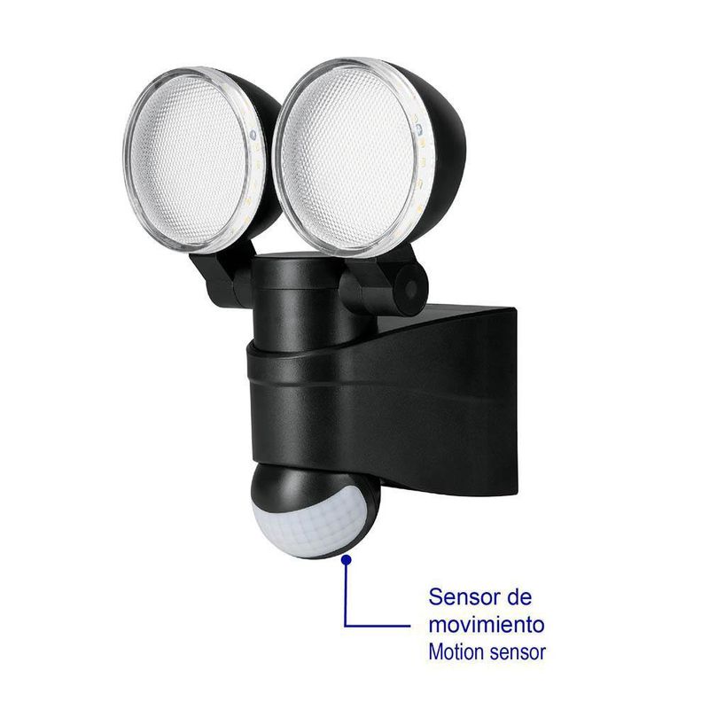 Lampara De Exterior LED Con Sensor De Movimiento 12 W - Volteck