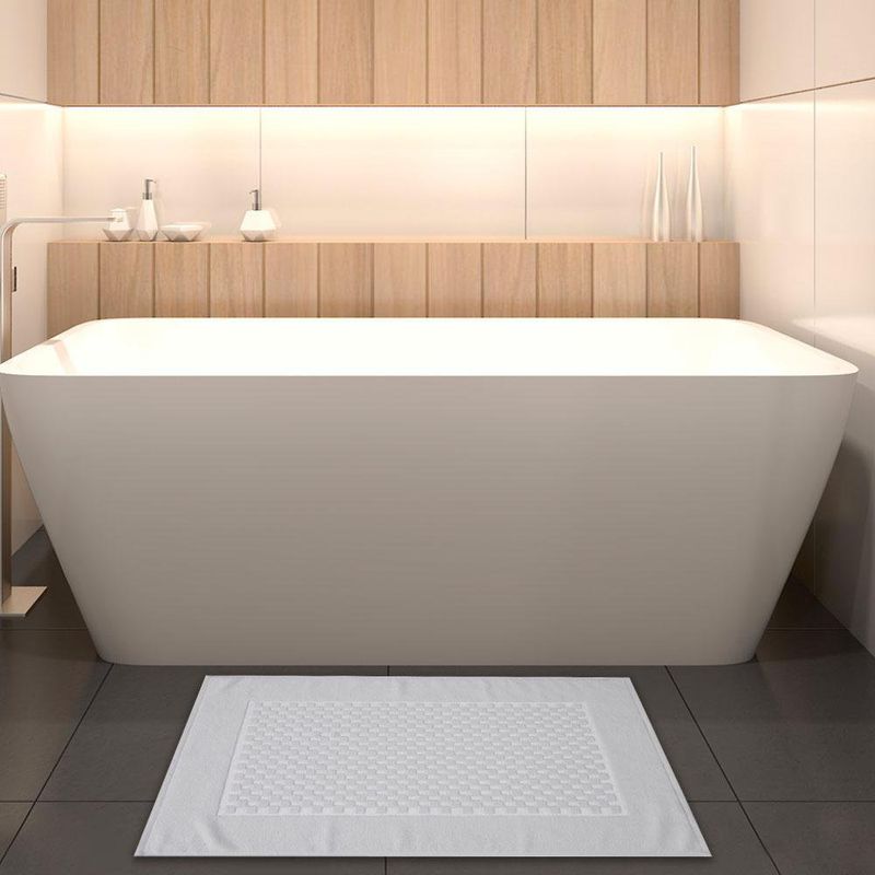 Alfombra De Baño Blanca 50x80 Cm Blanca - Livim Natural Home