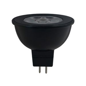 Bombillo Empotrable Led Luz Cálida Mr16 Negro 6 W - Tecnolite