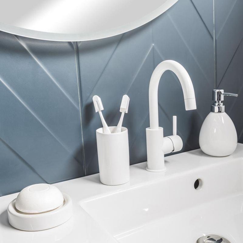 Dispensador De Jabón Blanco - Sensea