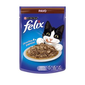 Sobre De Comida Para Gato Sabor Pavo En Salsa 85 G - Purina Felix