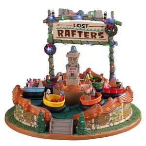 Figura Atracción Acuática Lost Rafters 4.5V para Villa Navideña