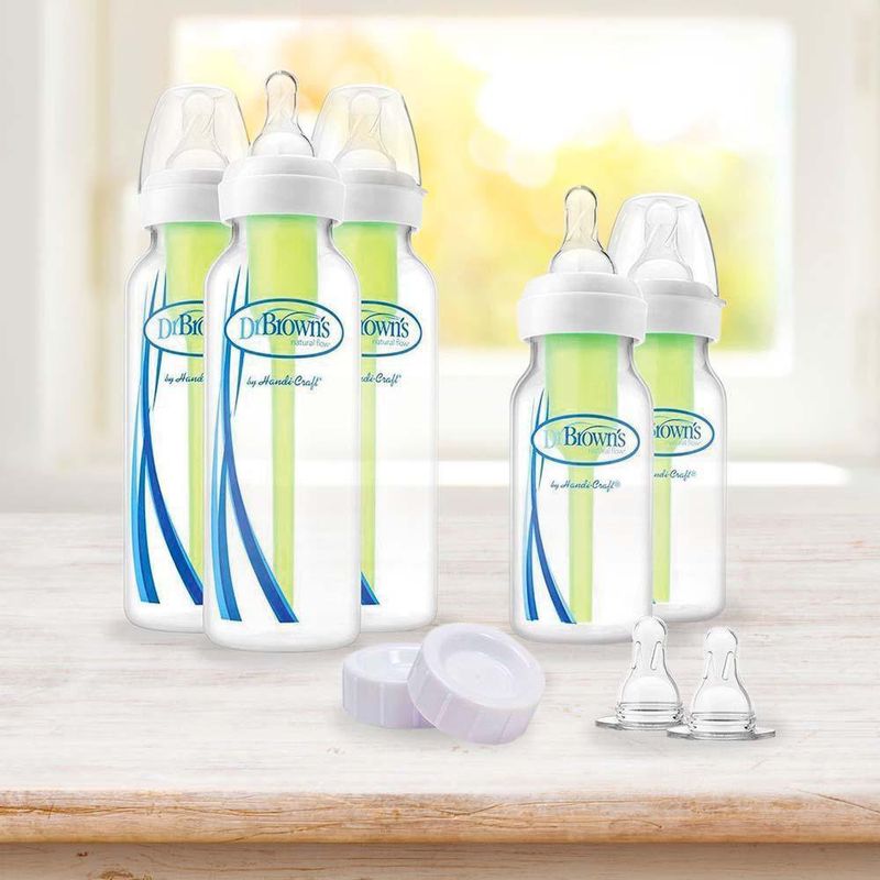 Set Biberones Anticólicos Options+ Recién Nacido - Dr. Browns