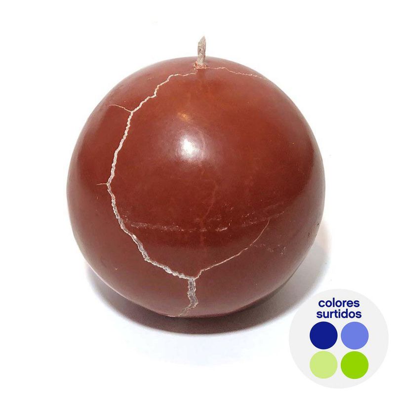 Vela Esfera Colores Surtidos