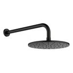 Cabeza de Ducha Fija Negro Mate 8 Plg - Pfister