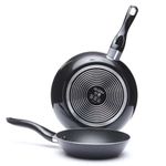 Set De Sartenes Negro 2 Pzas 18 y 24 Cm - Nordika