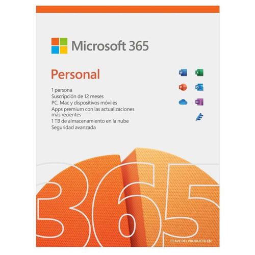 Licencia de Office 365 Personal 12 Meses