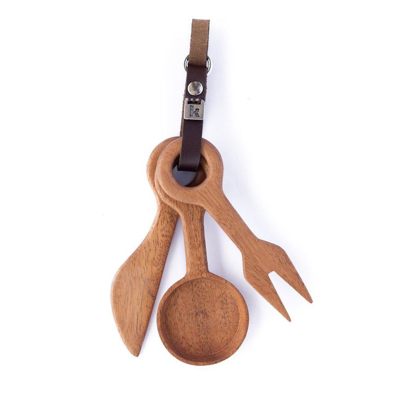 Set 3 Cubiertos Para Servir - Kikotem