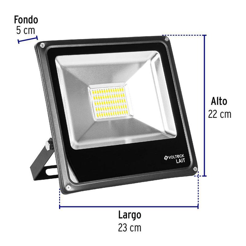 Reflector Delgado LED Luz De Día 30 W - Volteck