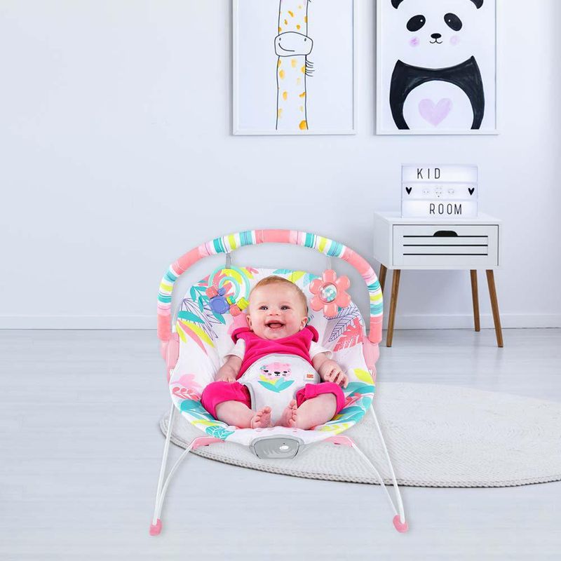 Silla Para Bebé Vibradora Diseño Flamingo - Bright Stars