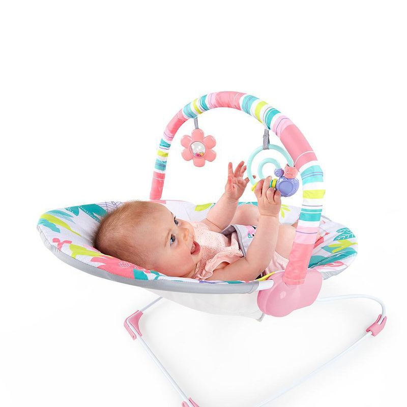 Silla Para Bebé Vibradora Diseño Flamingo - Bright Stars